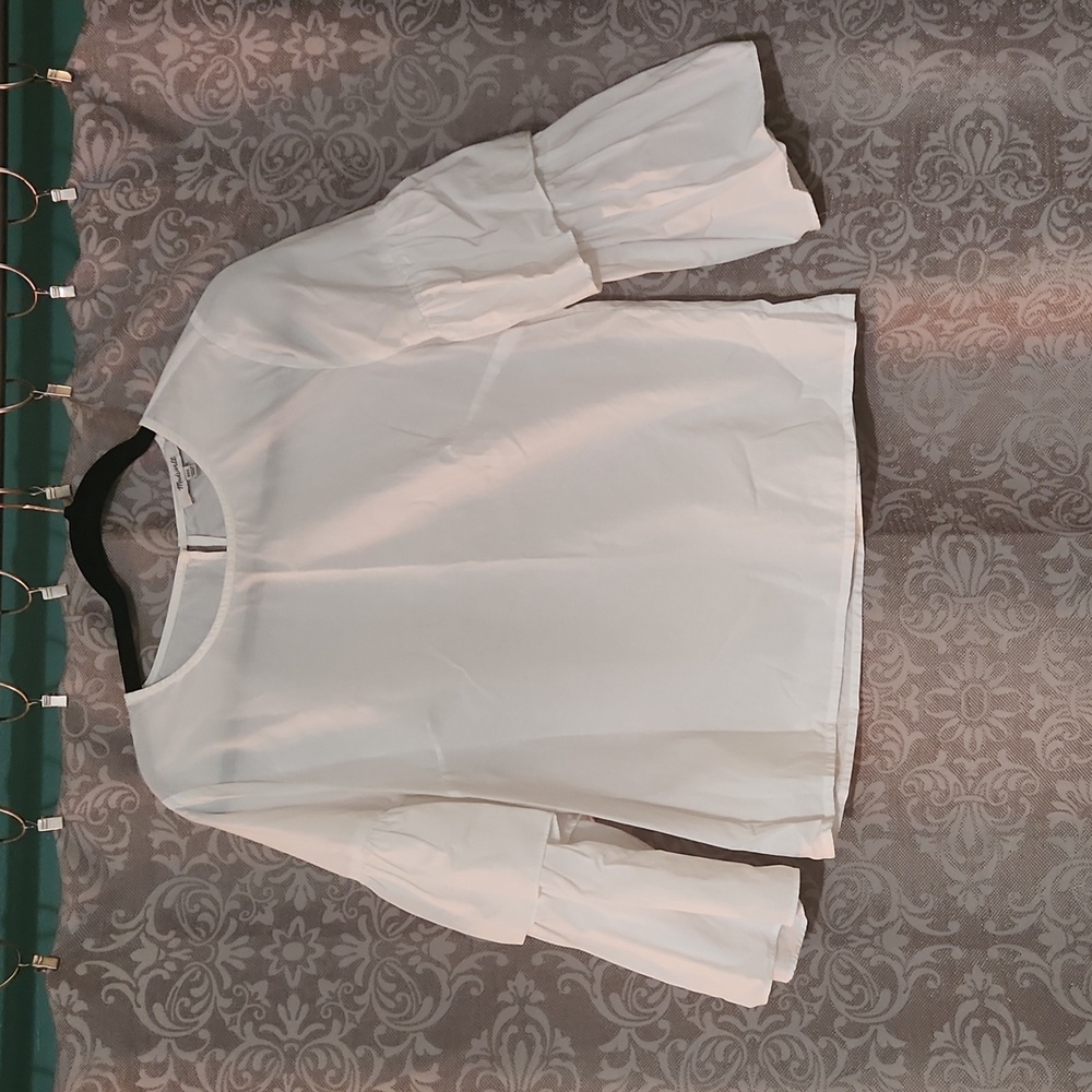 Madewell Tiered Ruffle Cotton Beach Summer Top Size XXSmall Like New
